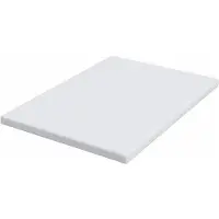 vidaXL Geheugen Schuim Matras Topper 160 x 200 cm Thick Zacht Wit
