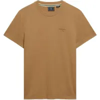 Superdry Shirt 'Essential Serif' lichtbruin