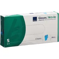 Abena Classic Nitril Handschoenen – Blauw – Maat S – Poedervrij – 100 stuks