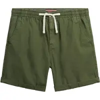 Superdry Broek 'Essentials' donkergroen