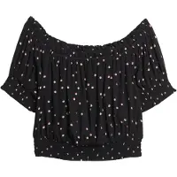 Superdry Blouse zwart / wit