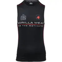 Gorilla wear Functioneel shirt 'Broxton' rood / zwart / wit