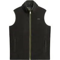 Superdry Estate Bodywarmer van Fleece Zwart Grootte: S
