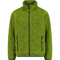 CMP - Boy's Jacket Jacquard Knitted - Fleecevest 128, olijfgroen