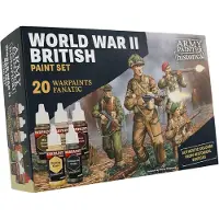 Army Painter WWII British Warpaints – Set met 20 kleuren voor historische Britse uniformen (18 ml) - The Army Painter