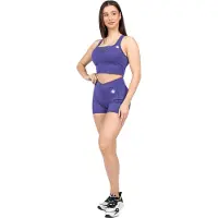 Gorilla wear Sportbroek lila / wit