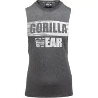Gorilla wear Functioneel shirt 'Lopez' donkergrijs / wit