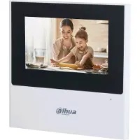 Dahua Technology VTH2611L-WP videosysteem voor de deuropener, 10,9 cm (4,3 inch), zwart, wit