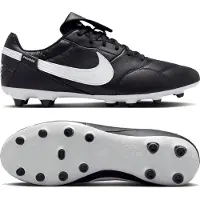 Nike Premier III Gras Voetbalschoenen (FG) Zwart Wit Zwart