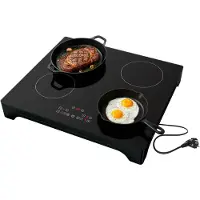 Tomado TIH6010B - Inductiekookplaat - Vrijstaand - 1 fase plug & play - Touch bediening - Zwart