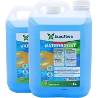 Famiflora Waterboost vloeibaar 2x5L - tegen troebel water! - Verwijdert troebel water volledig zodat je direct kan genieten van kristalhelder water