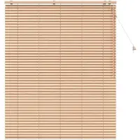 vidaXL Venetiaanse jaloezie Eiken Look 140 x 160 cm 35 mm