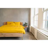 Kayori Dekbedovertrek Nikko Goud Linnen-200 x 200 / 220 cm | 2-Persoons