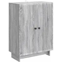 vidaXL Dressoir Grijs sonoma 66 x 34,5 x 90 cm Bewerkt hout