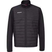 CCM - Team Quilted - Sportvest - Lange mouw - Volwassenen - Zwart - L