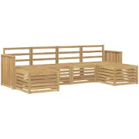Syfax Buiten bankenset 6 pcs Wit 249 x 122,5 x 73 cm