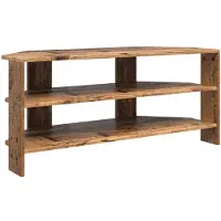 vidaXL HoekTVKabinet 100 x 40,5 x 45 cm Oud hout Bewerkt hout
