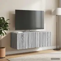 Prolenta Maison Exclusive - Wandmontabele TV-kast, 78,5 x 31 x 30 cm, Sonoma-grijs
