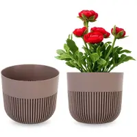 Kadax Bloempot Alia 15 mat beige <10> K16435