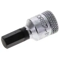 Gedore 1/4" 28mm Dopsleutel- Schroevendraaier voor 6mm Binnenzeskant-Schroeven