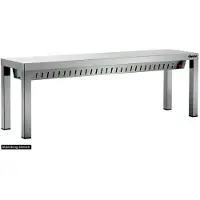 Bartscher Warmhoudbrug Bartscher, RVS, 180(b)x40(h)x30(d)cm, 230V/800W