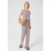 Street One Studio Street One Dames Wide Leg jumpsuit in casual pasvorm - Beige - 38