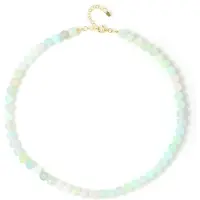 Cavill - 925 Sterling Zilveren Halsketting - 155,27 ct Groene Agaat - Facetgeslepen Edelsteen - Verstelbare, Elegante Handgemaakte Ketting