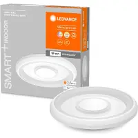 Ledvance LED Smart+ Deckenleuchte Oribs Stea Weiß Ø52,5cm 32W 3350lm RGBW Dimmbar App Google Alexa WiFi