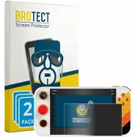 BROTECT - privacy screenprotector voor My Arcade Atari Gamestation Go Portable - Folie Beschermfolie Blauwlichtfilter 2 Stuks