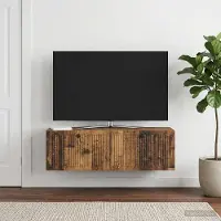 Prolenta Maison Exclusive - Wandgemonteerde TV-kast van gerecycled hout, 98 x 31 x 30 cm, houtvezel