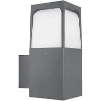 Forlight Wandlamp buiten Veta, dimbaar, zwart, Aluminium, Modern, Wandlamp buiten