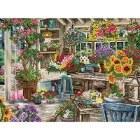Diamond Dotz Diamond painting - Gardener's Paradise - 74x100 cm - 43 kleuren - full - rond -