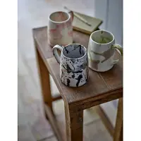 Bloomingville Winnie mokken roze/creme set van 4 stuks