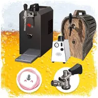 Ich-zapfe Complete set - Biertap JET 30, 1-kraans, 35 liter/uur - Droogkoeler, Thuistap, Bierkoeler - 5L Adapter