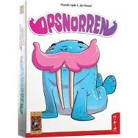 999 Games - Opsnorren - kaartspel - Wie heeft de langste snor? - Hilarisch slagenspel!