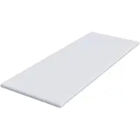 vidaXL Geheugen Schuim Matras Topper 80 x 200 cm Thick Zacht Wit