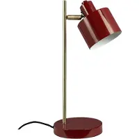 Dyberg Larsen Tafellampe , Ocean, Rood, Woonkamer, Metaal, Designer