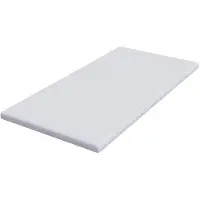 vidaXL Geheugen Schuim Matras Topper 120 x 200 cm Thick Zacht Wit