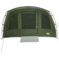 vidaXL Tunneltent 427 x 315 x 178 cm Olijfgroen Polyester en Staal