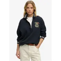 Superdry Shirt marine / wit