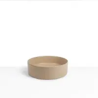 Loutro MC Delly waskom rond 40cm keramiek mat beige