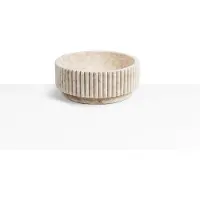 Loutro Irini waskom rond 40cm marmer beige