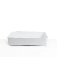 Loutro Delphi waskom 60x40cm solid surface mat wit