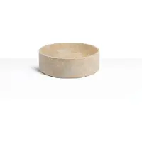 Loutro Louise waskom rond 40cm marmer beige