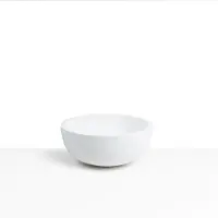Loutro Milano waskom rond 39,5cm solid surface mat wit
