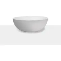 Loutro Zora waskom rond 40cm solid surface mat wit