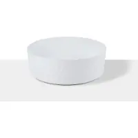 Loutro Mondi waskom rond 36cm keramiek glans wit