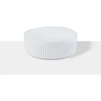 Loutro Syl waskom rond 36cm keramiek glans wit