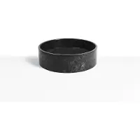 Loutro Louise waskom rond 40cm marmer antraciet