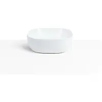 Loutro Jenny waskom vierkant 42x42cm keramiek glans wit